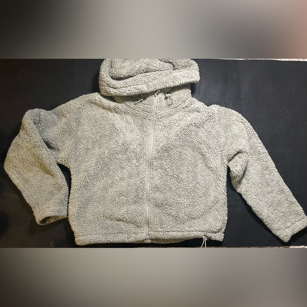 Victorias Secret Pink soft plush zip up hoodie